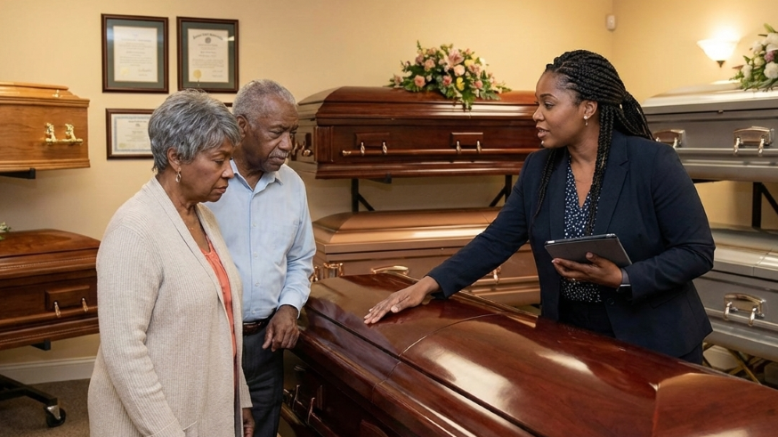 Caskets and coffins